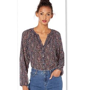 J. Crew Floral Button Down Top